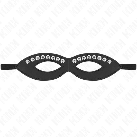 KINK - MASCHERINA OCCHI CON MINI RIVETTI MODELLO 1 20,5 x 5,5 CM