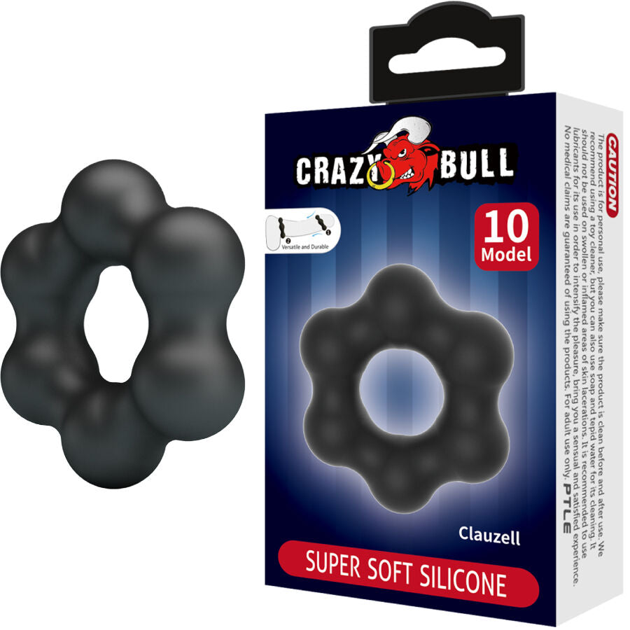 CRAZY BULL - CLAUZELL ANELLO PENE IN SILICONE MODELLO 10