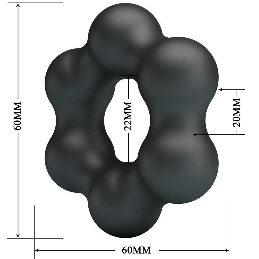 CRAZY BULL - CLAUZELL ANELLO PENE IN SILICONE MODELLO 10