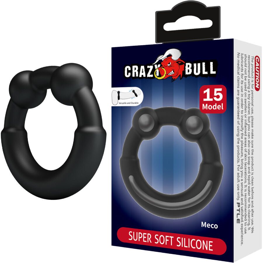 CRAZY BULL - MECO ANELLO PENE IN SILICONE MODELLO 15