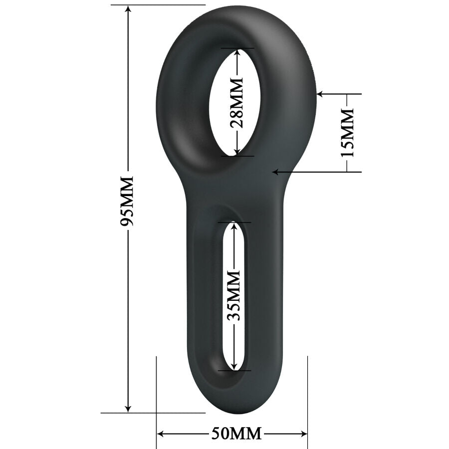 CRAZY BULL - ONIEL ANELLO PENE IN SILICONE MODELLO 18