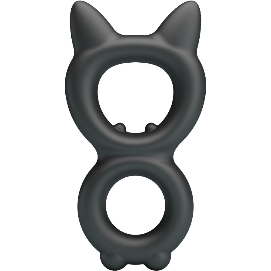 ANELLO DOPPIO IN SILICONE TORAN, ERGONOMICO E REGOLABILE, RITARDANTE