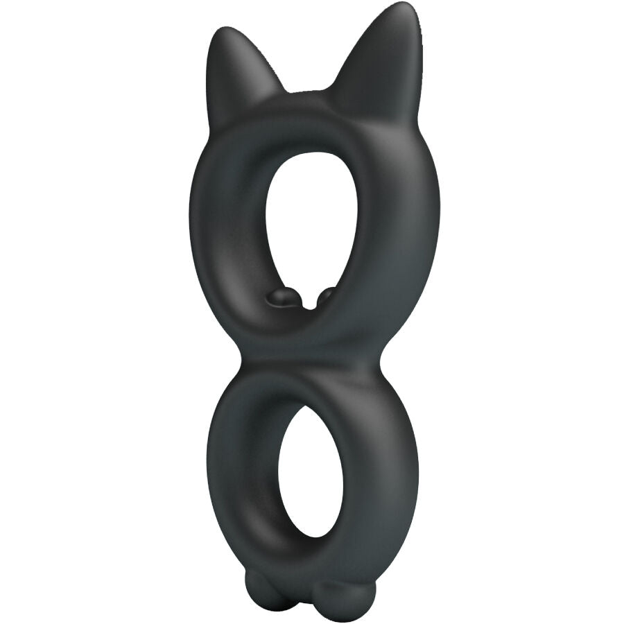 ANELLO DOPPIO IN SILICONE TORAN, ERGONOMICO E REGOLABILE, RITARDANTE