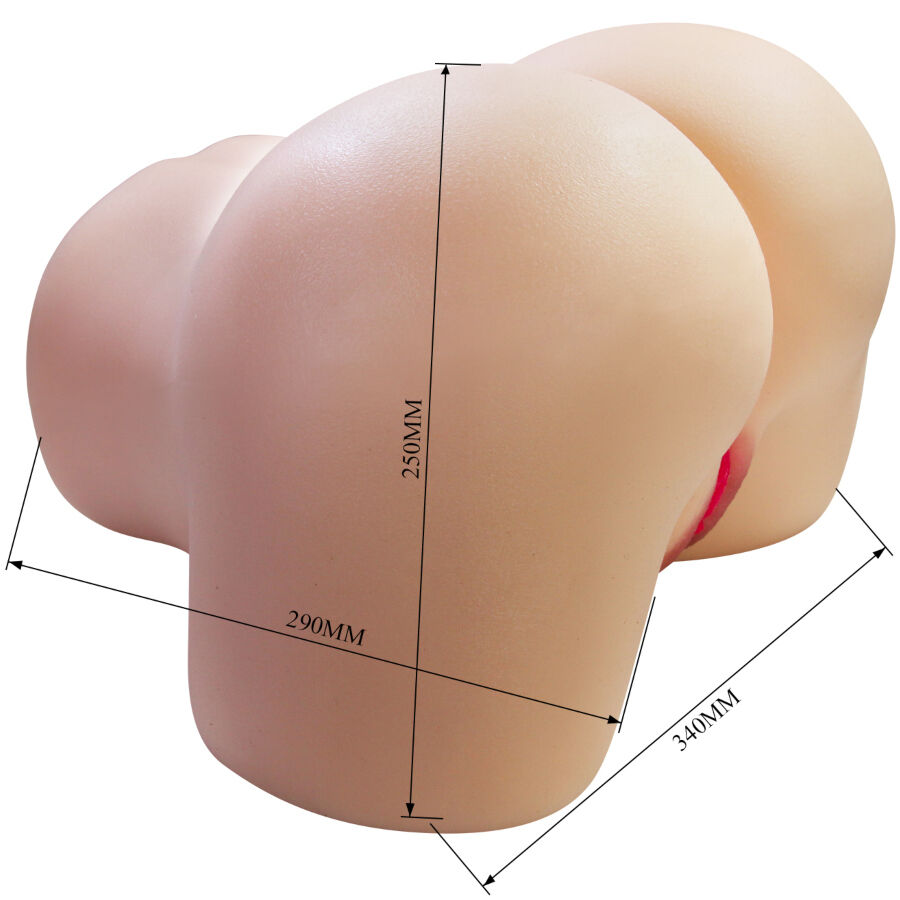 CRAZY BULL - JULIA MASTURBATORE CULO FEMMINILE REALISTICO CON VAGINA E ANO 11 KG