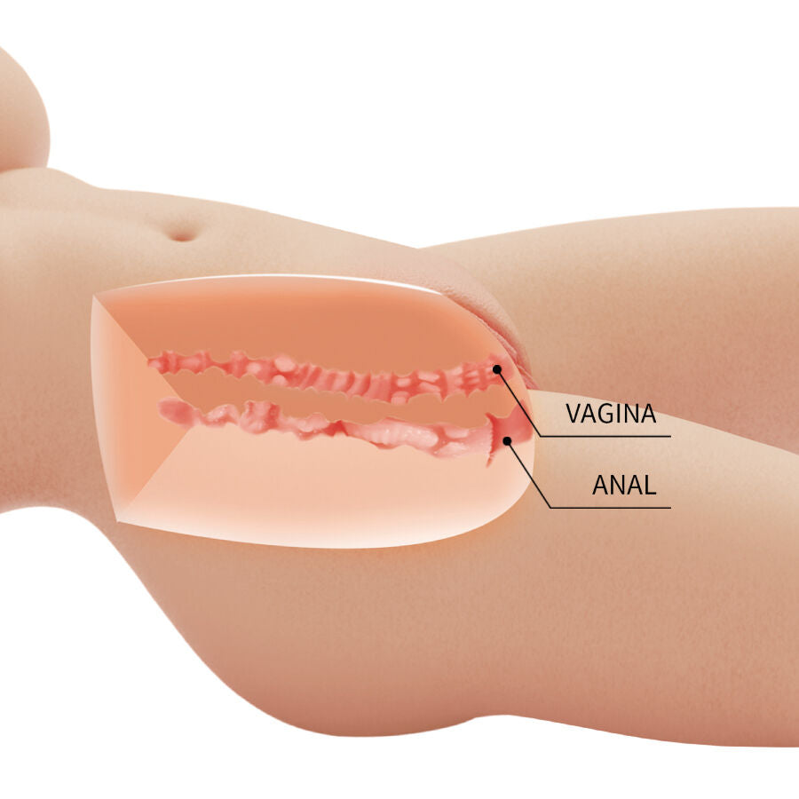 CRAZY BULL - TIFFANY MASTURBATORE TORSO FEMMINILE REALISTICO CON VAGINA E ANO 5,5 KG