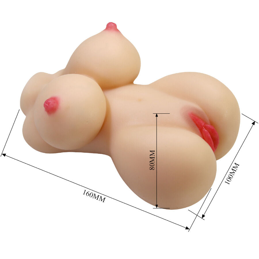 CRAZY BULL - HERTA MINI TORSO REALISTICO FEMMINILE CON VAGINA 497 G