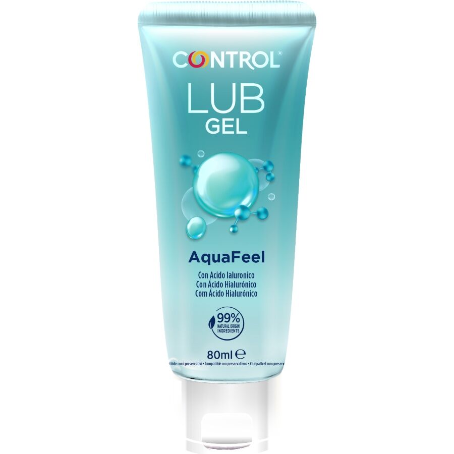CONTROL - AQUAFEEL LUBRIFICANTE CON ACIDO IALURONICO 80 ML