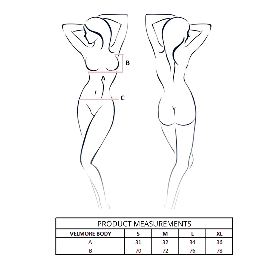 PASSION - VELMORE BODY NERO L/XL