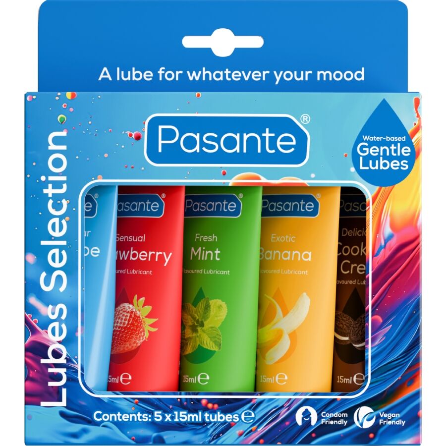 PASANTE - SET LUBRIFICANTI AROMI ASSORTITI 15 ML 5 PZ