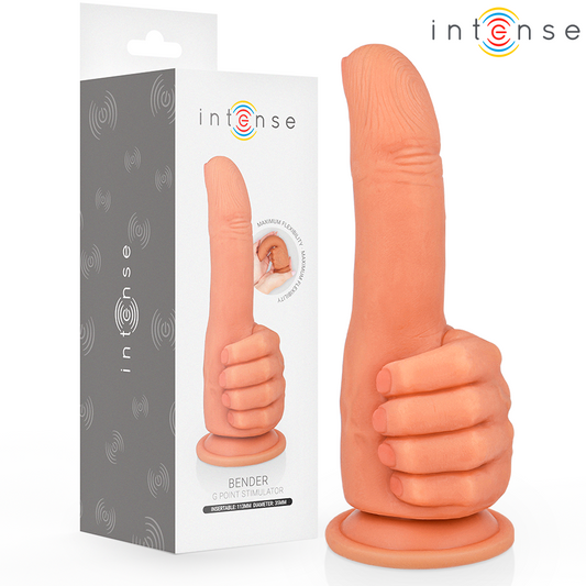 STIMOLATORE PUNTO G FLESSIBILE, SILICONE MEDICALE, BASE VENTOSA, 11,3 CM
