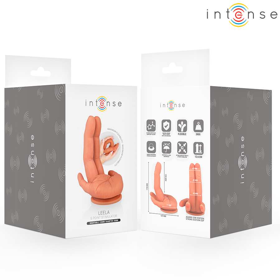 STIMOLATORE PUNTO G, FLESSIBILE E REALISTICO, BASE A VENTOSA, 12,6 CM