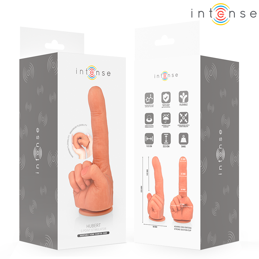STIMOLATORE PUNTO G, FLESSIBILE E REALISTICO, BASE VENTOSA AD ALTA ADERENZA 14,2 CM