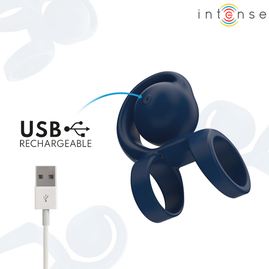 INTENSE - TYSON ANELLO PENE CON PALLINA VIBRANTE Ø 3,2 CM