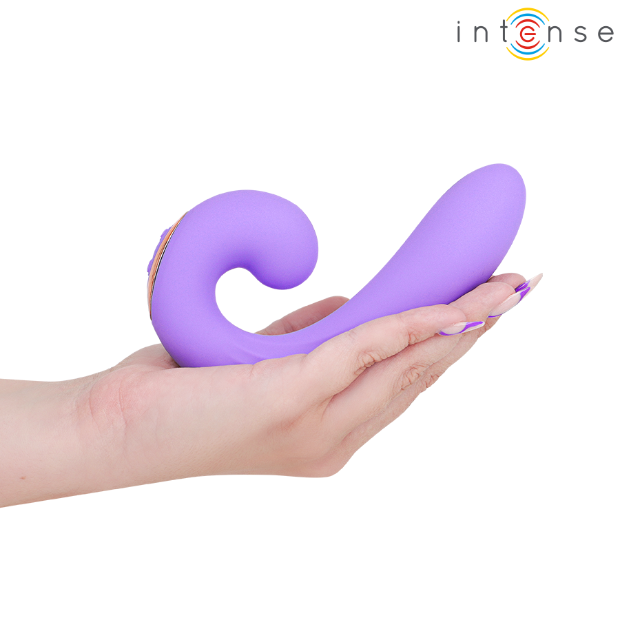 STIMOLATORE CLITORIDEO A DOPPIA VIBRAZIONE, ERGONOMICO E POTENTE, 10 MODALITÀ DI VIBRAZIONE