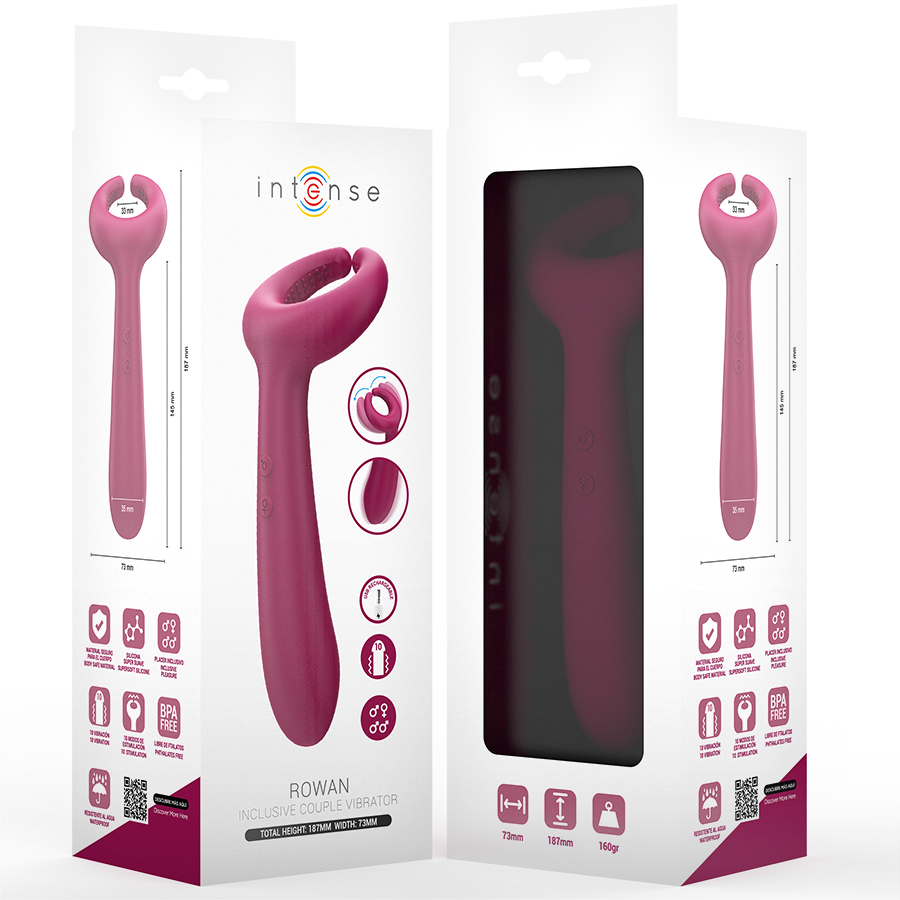 VIBRATORE COPPIA, INCLUSIVO E ERGONOMICO, 10 MODALITÀ DI VIBRAZIONE