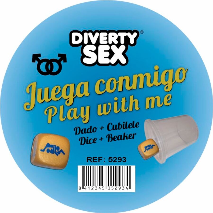 DIABLO PICANTE - DADI DORATI CON POSIZIONI GAY