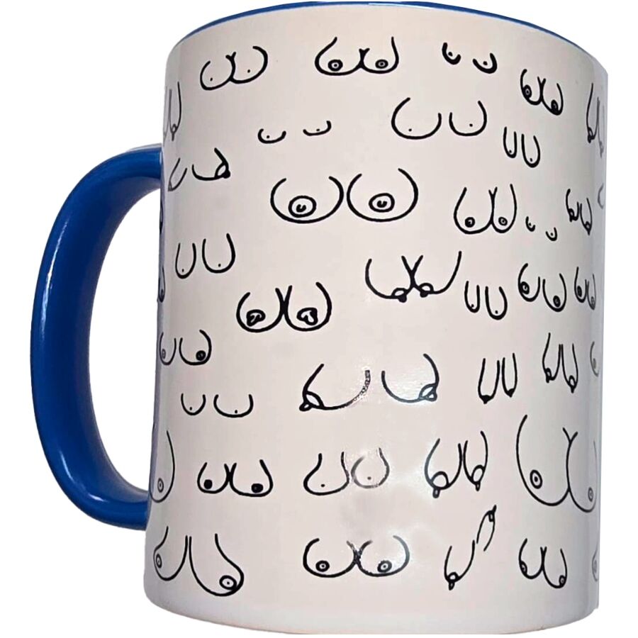TAZZA CERAMICA 370 ML, DESIGN EROTICO DIVERTENTE, CONFEZIONE REGALO