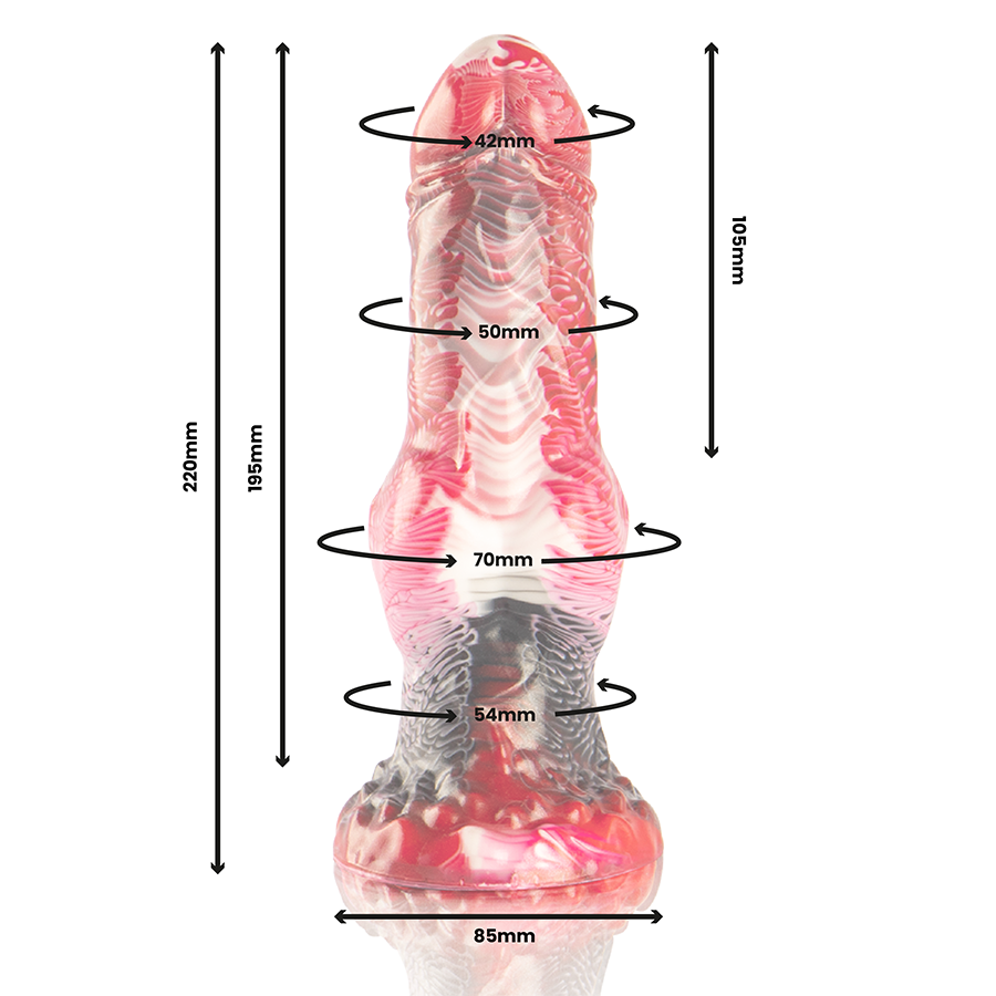 EPIC - HELIOS HEAT AND ECSTASY DILDO CON TESTICOLI