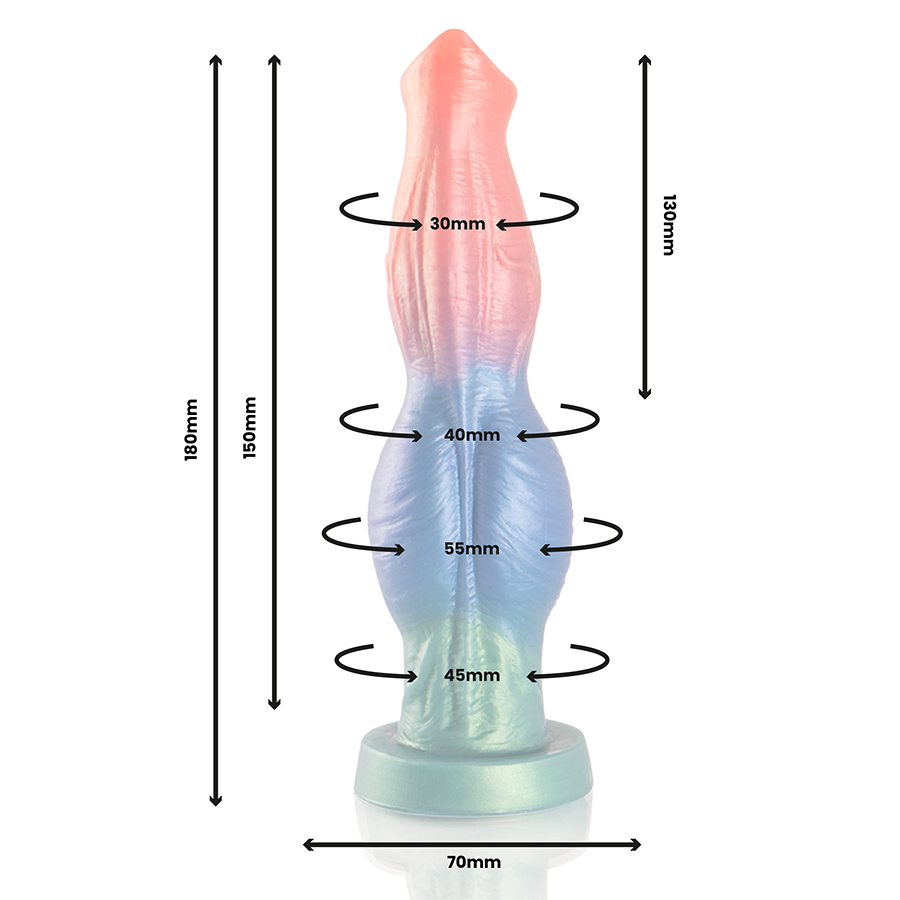 DILDO VIBRANTE, TELECOMANDO WIRELESS, SILICONE PREMIUM RICARICABILE