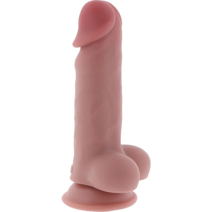 GET REAL - DILDO REALISTICO DUAL DENSITY DELUXE CON TESTICOLI EXTRA SPESSI 17 CM
