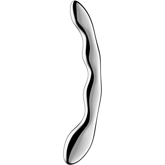 SATISFYER - COSMIC CREST 2 DILDO A DOPPIA ESTREMITÀ IN ACCIAIO INOX