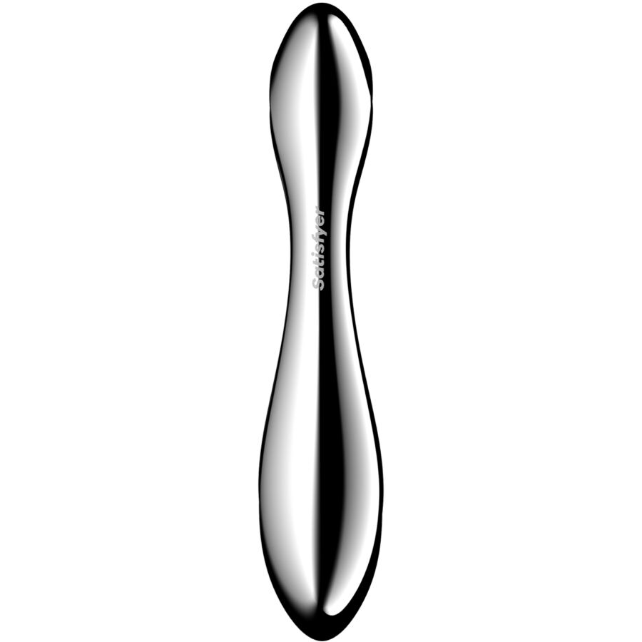 SATISFYER - PURE GRAVITY 2 DILDO A DOPPIA ESTREMITÀ IN ACCIAIO INOX