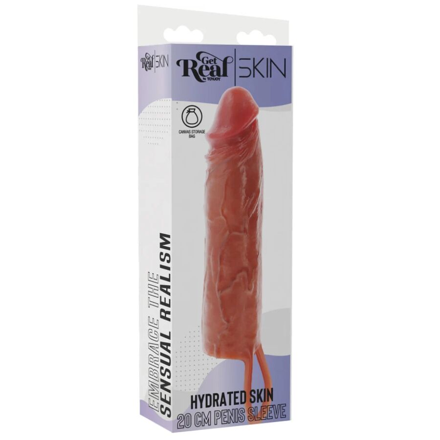 GUAINA IN SILICONE, REALISTICA E FLESSIBILE, 20 CM