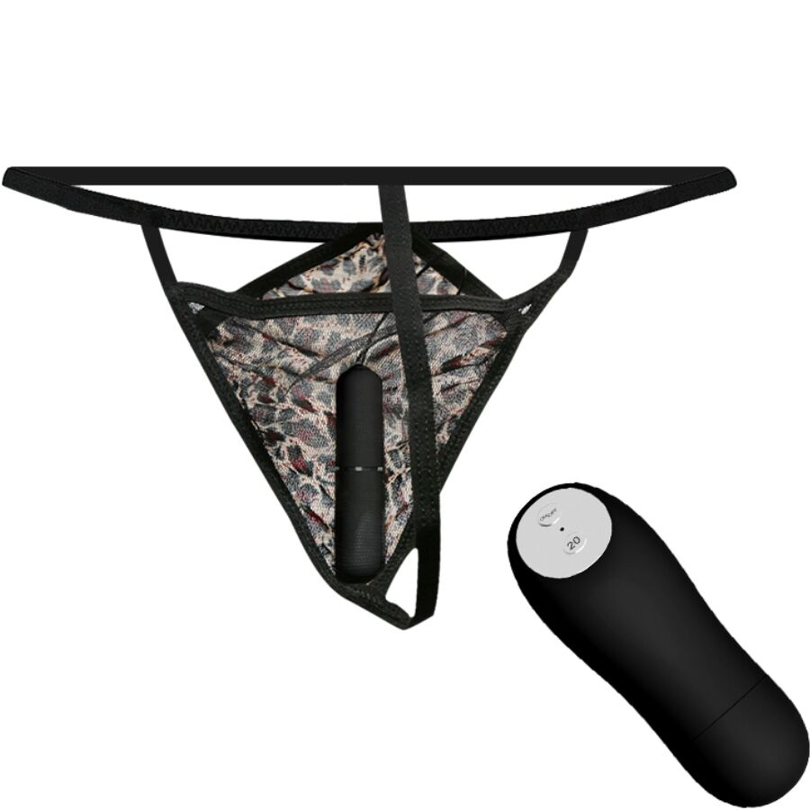Perizoma sexy con mini vibratore telecomandato
