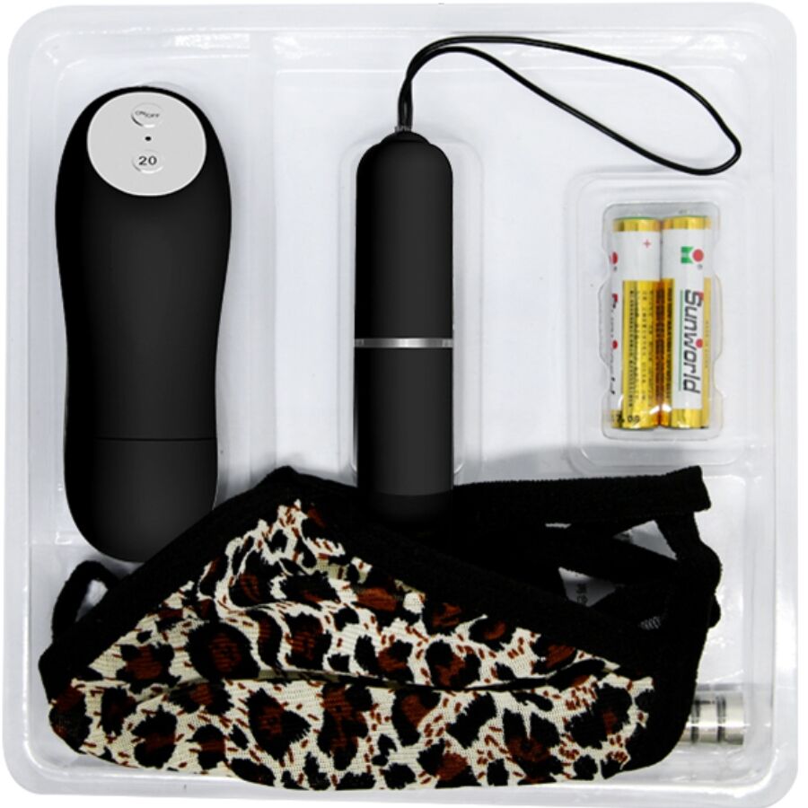 Perizoma sexy con mini vibratore telecomandato