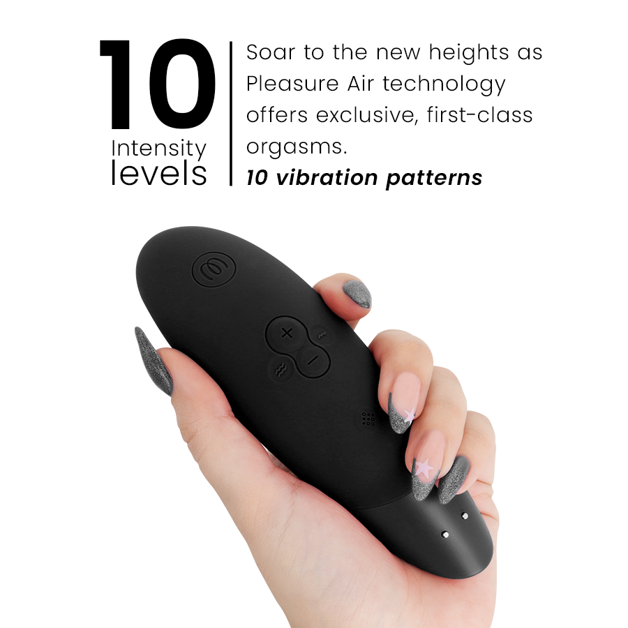 STIMOLATORE CLITORIDEO 2 IN 1 CON PLEASURE AIR, VIBRAZIONI POTENTI, IMPERMEABILE IPX7