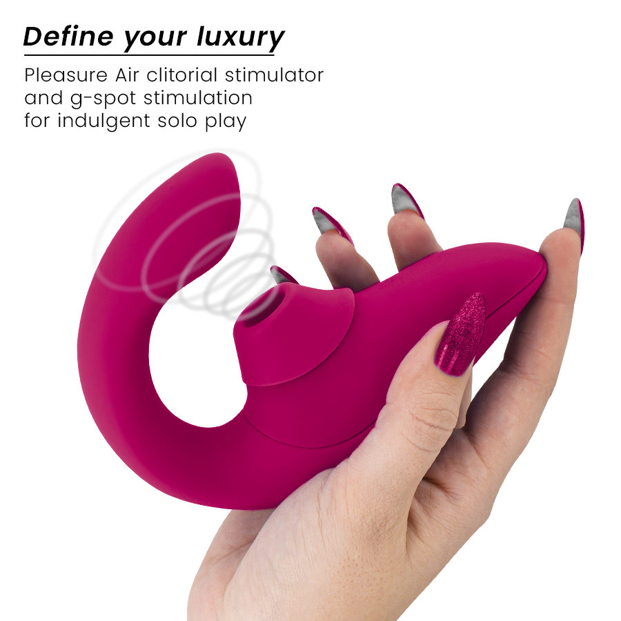 STIMOLATORE, DOPPIA STIMOLAZIONE, TECNOLOGIA PLEASURE AIR, 8 LIVELLI INTENSITÀ