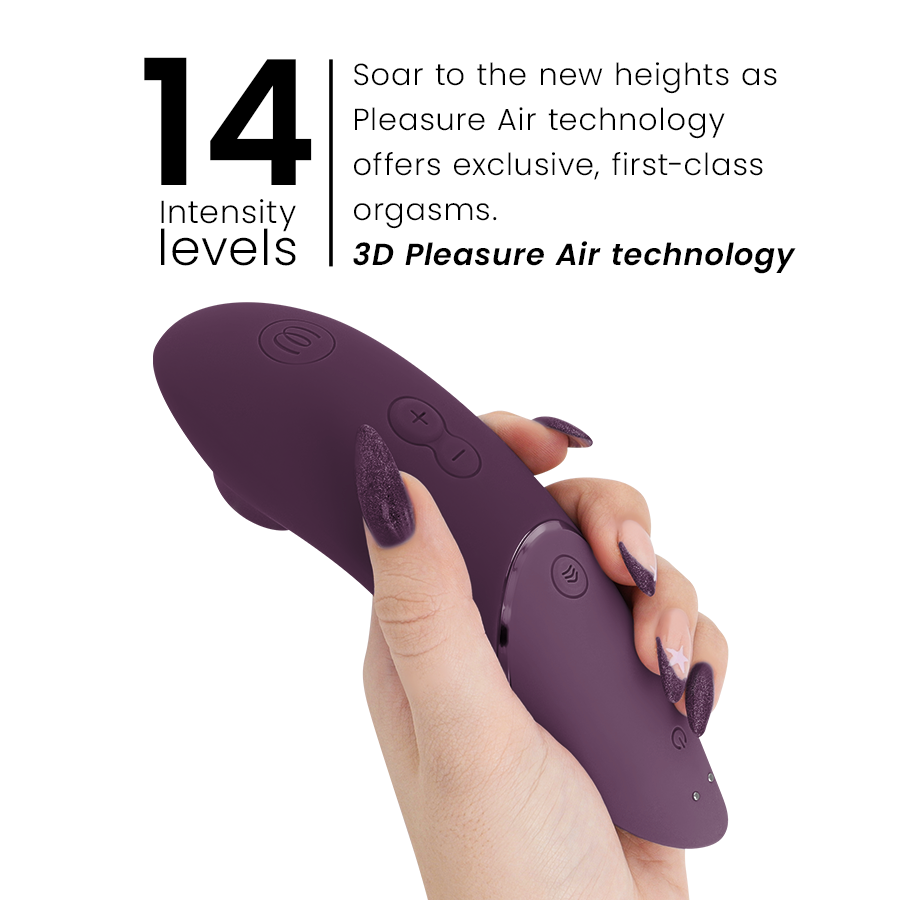 STIMOLATORE CLITORIDEO 3D PLEASURE AIR, CONTROLLO CLIMAX PROFONDO, SILENZIOSO E IMPERMEABILE