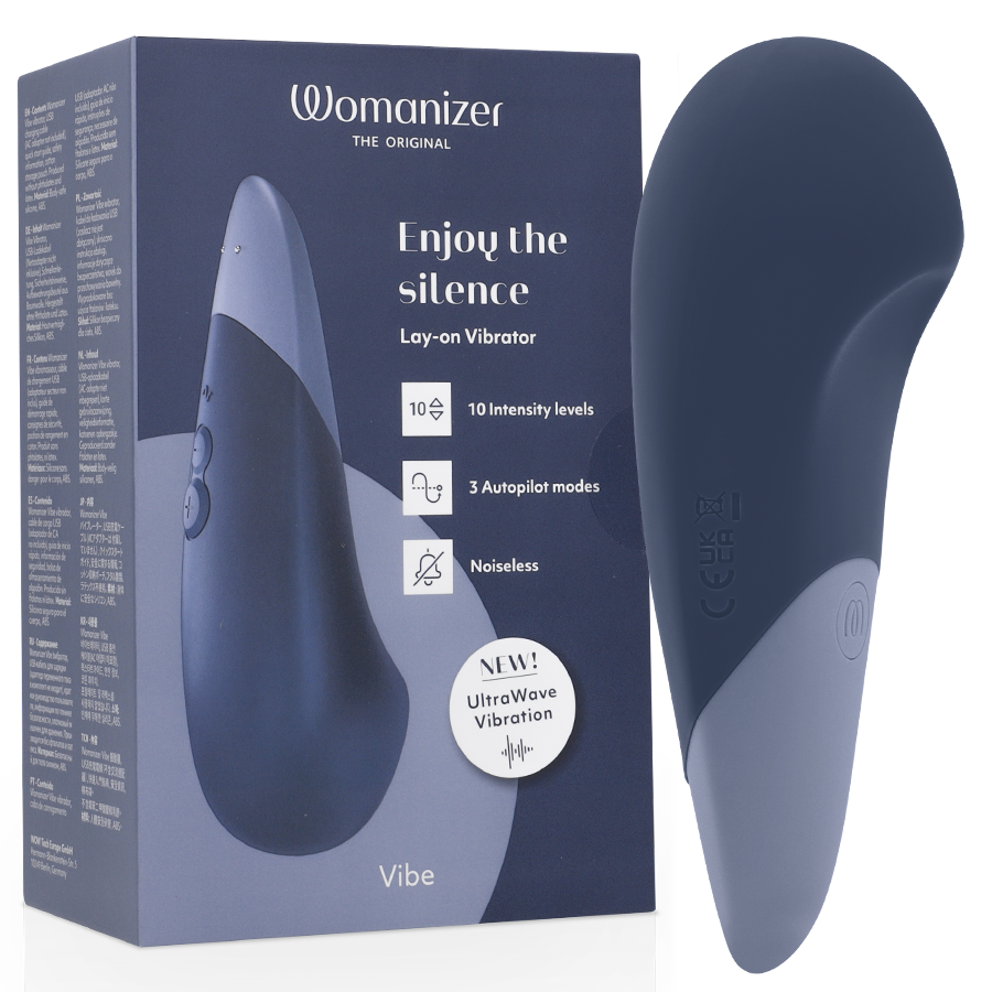 VIBRATORE LAY-ON, TECNOLOGIA ULTRAWAVE, SILENZIOSO IPX7