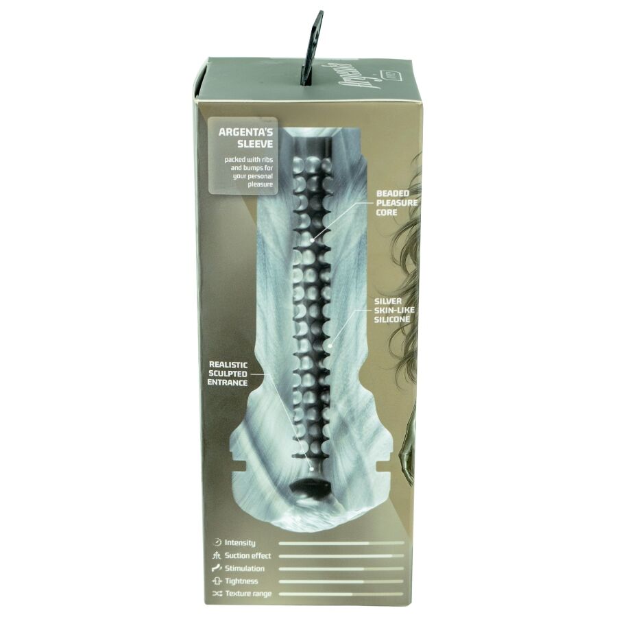 MASTURBATORE REALISTICO, TEXTURE PERLATA STIMOLANTE, COMPATIBILE KEON E POWERBLOW