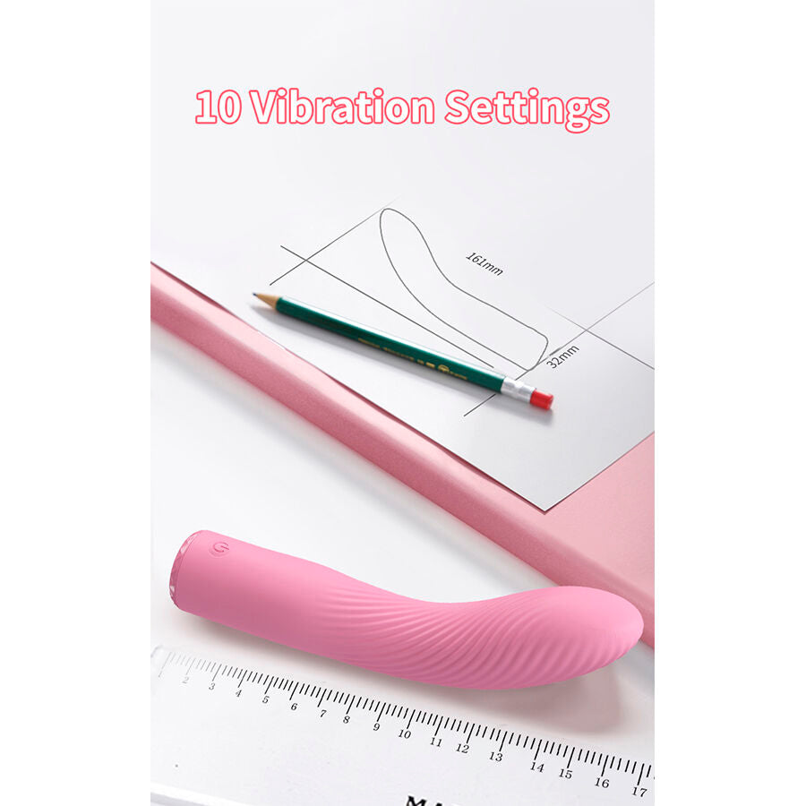 VIBRATORE PUNTO G, SILICONE BODY-SAFE, 10 MODALITÀ VIBRAZIONE