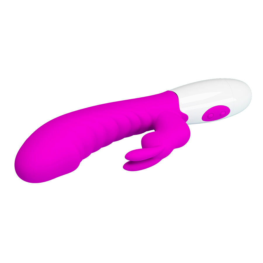 VIBRATORE RABBIT CON 30 IMPULSI, SILICONE FDA, DESIGN ERGONOMICO