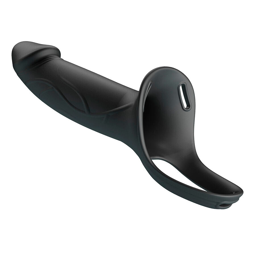 PRETTY LOVE - LANDON NERO VIBRANTE STRAP-ON