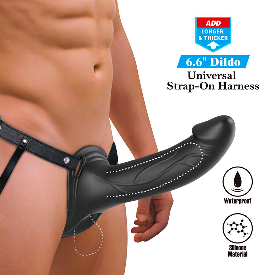 PRETTY LOVE - LANDON NERO VIBRANTE STRAP-ON