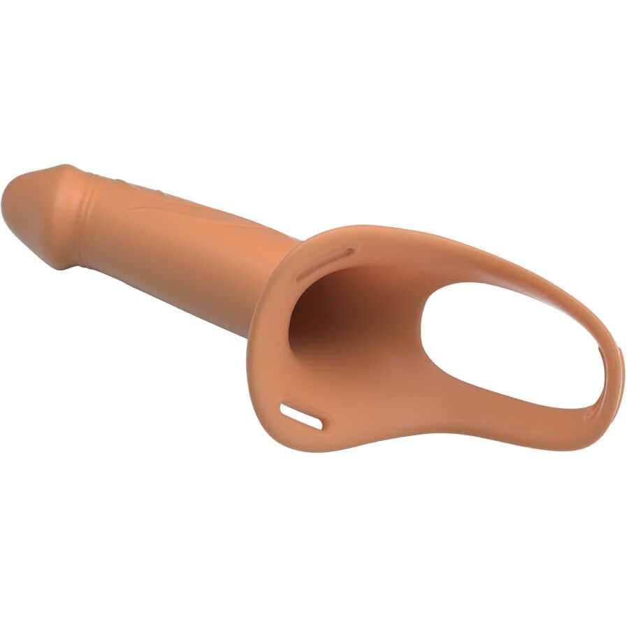 STRAP-ON REALISTICO, SILICONE PREMIUM SENZA FTALATI, CINTURINI REGOLABILI
