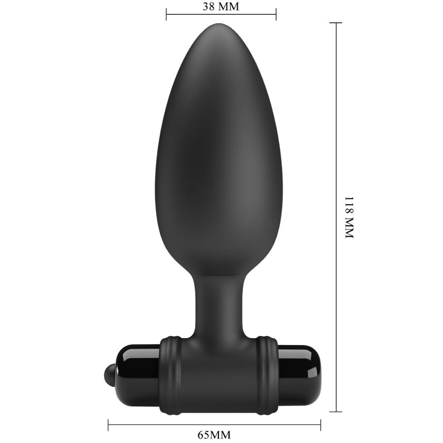 PLUG ANALE VIBRANTE, STIMOLAZIONE PROFONDA, 10 FUNZIONI, RICARICABILE USB