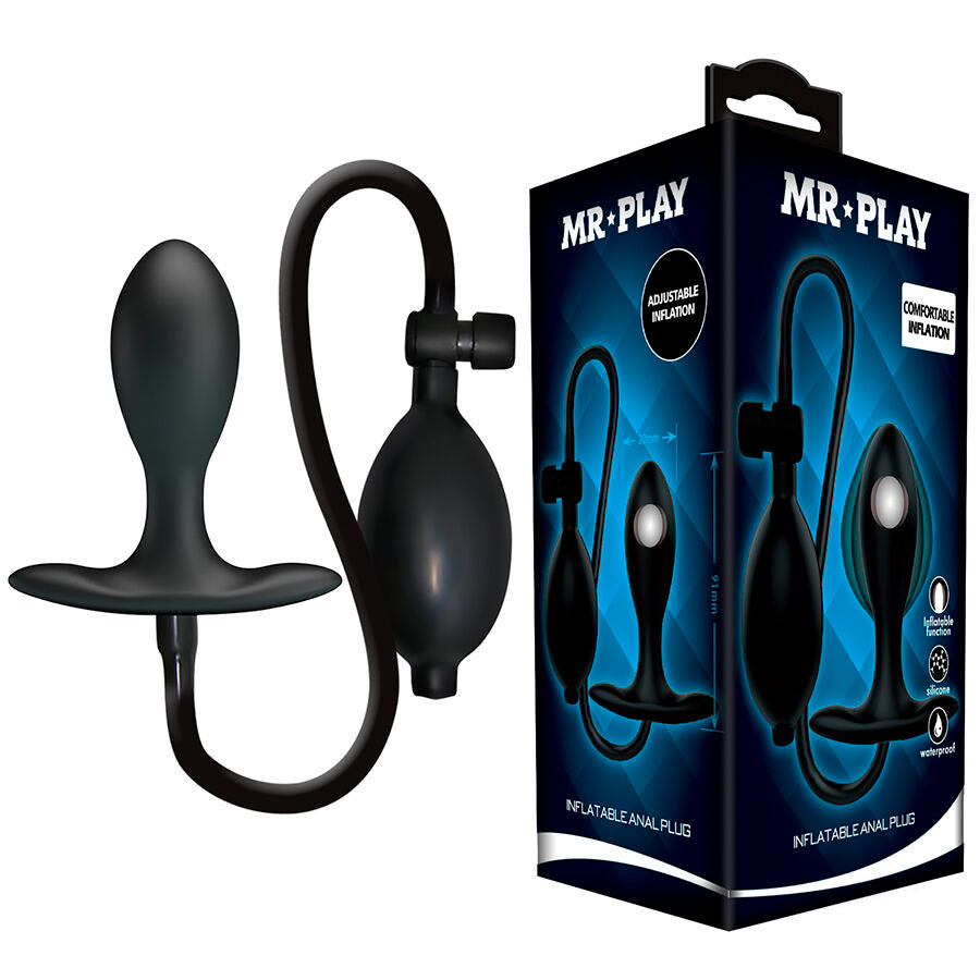 PLUG ANALE GONFIABILE REGOLABILE, STIMOLAZIONE CONTROLLATA, VALVOLA DI SICUREZZA