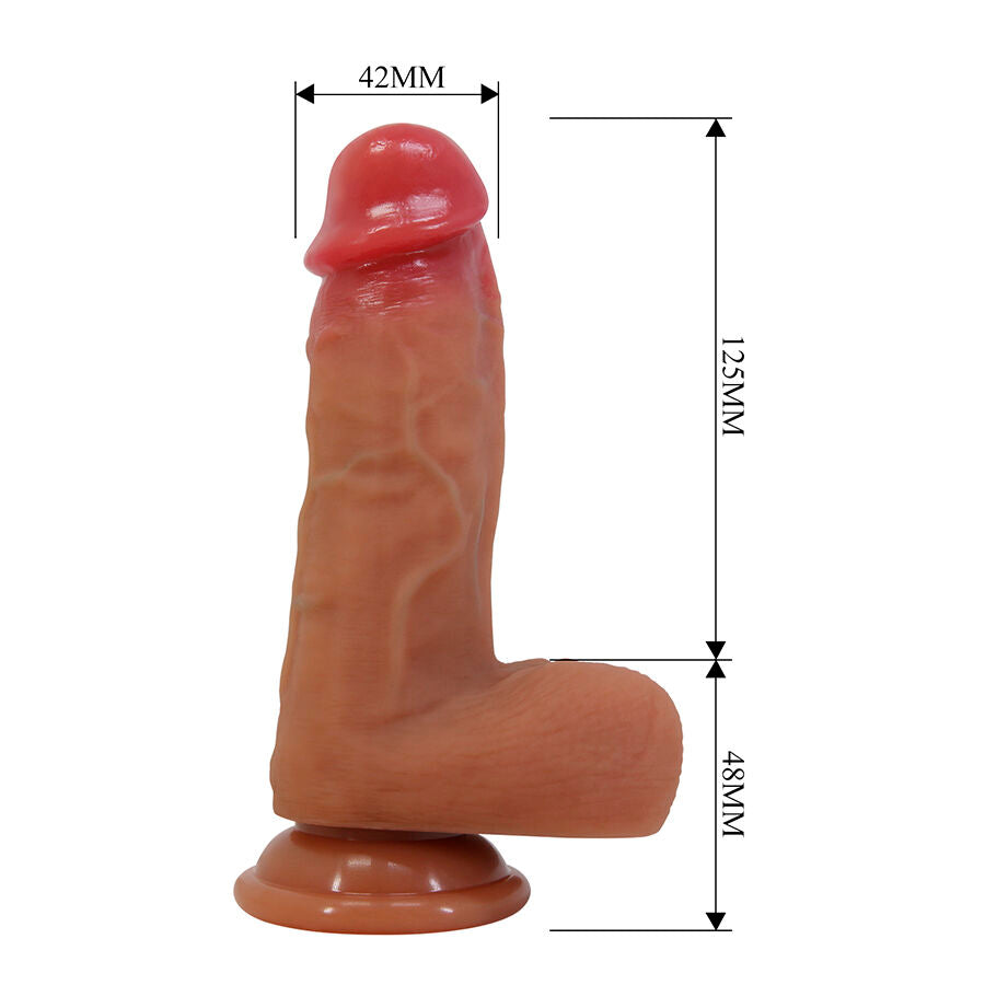 DILDO REALISTICO, VENTOSA POTENTE, SILICONE PREMIUM