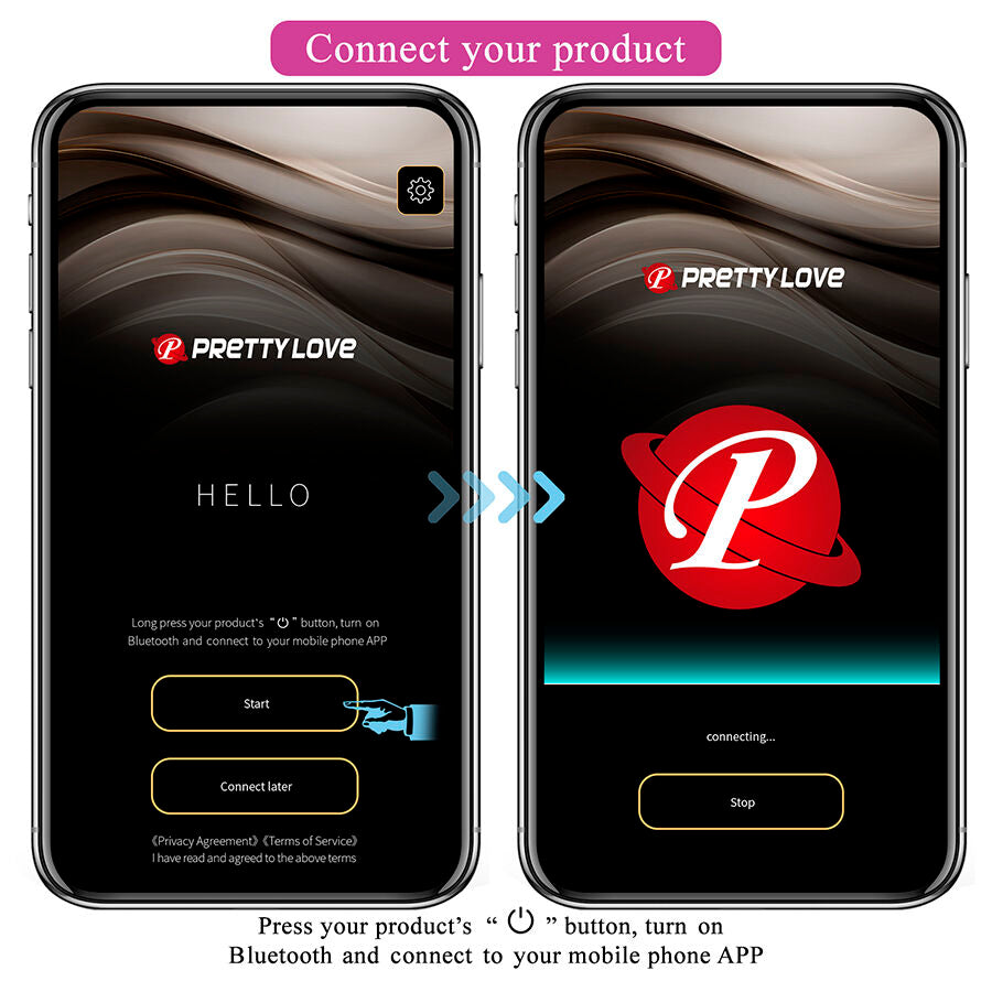 Vibratore di coppia con app
