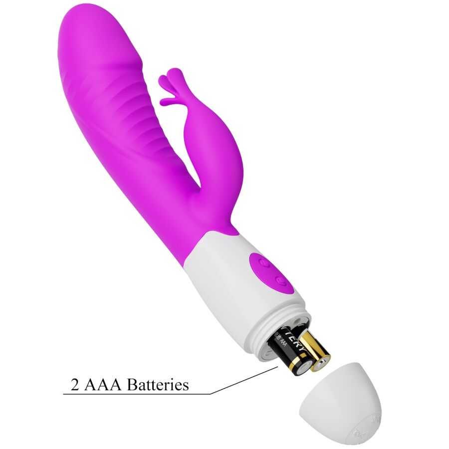 VIBRATORE PUNTO G, DOPPIA STIMOLAZIONE, 30 IMPULSI VIBRANTI