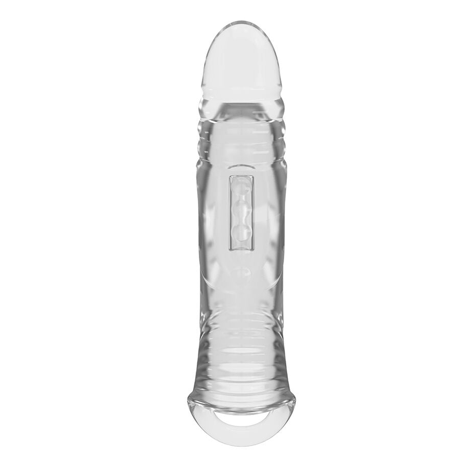 GUAINA TRASPARENTE PER PENE, STIMOLAZIONE INTENSA, MATERIALE TPE SICURO