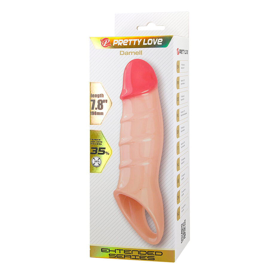 GUAINA REALISTICA PER PENE CON VENE MASSAGGIANTI, MATERIALE TPE PREMIUM, STIMOLAZIONE INTENSA