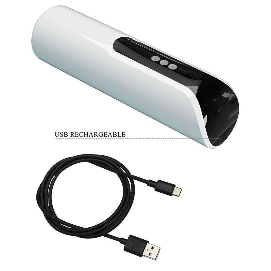 MASTURBATORE AUTOMATICO, SPINTA E ROTAZIONE, SCHERMO LED