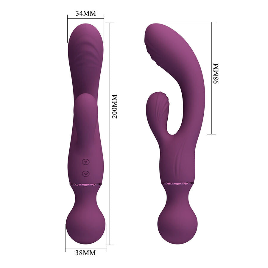 PRETTY LOVE - VIBRATORE PUNTO G VIOLA TUTTOFARE
