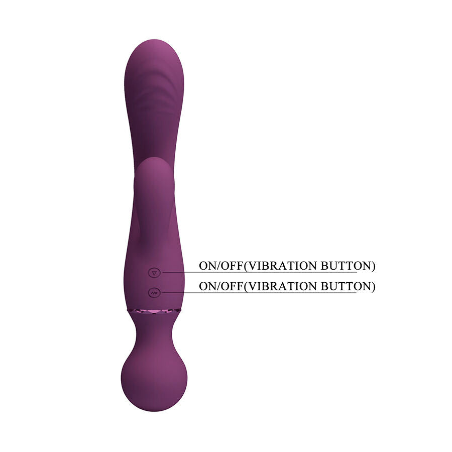 PRETTY LOVE - VIBRATORE PUNTO G VIOLA TUTTOFARE
