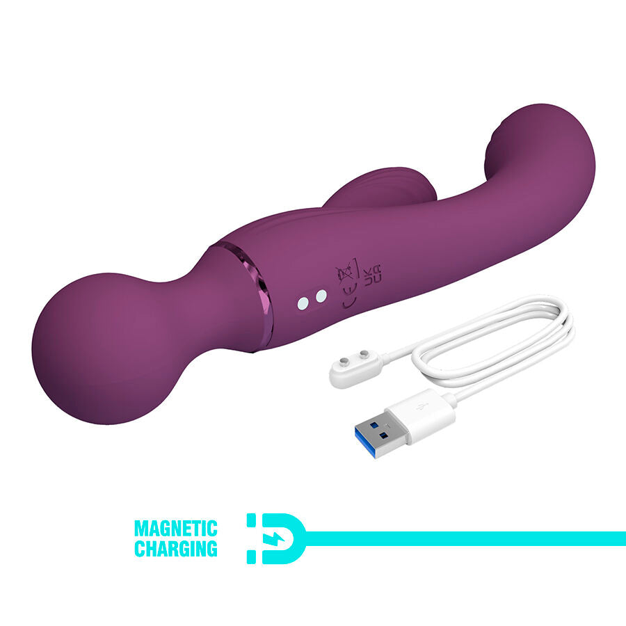 PRETTY LOVE - VIBRATORE PUNTO G VIOLA TUTTOFARE